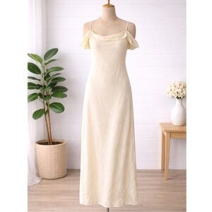 Zara Dress M NWT Linen Cream